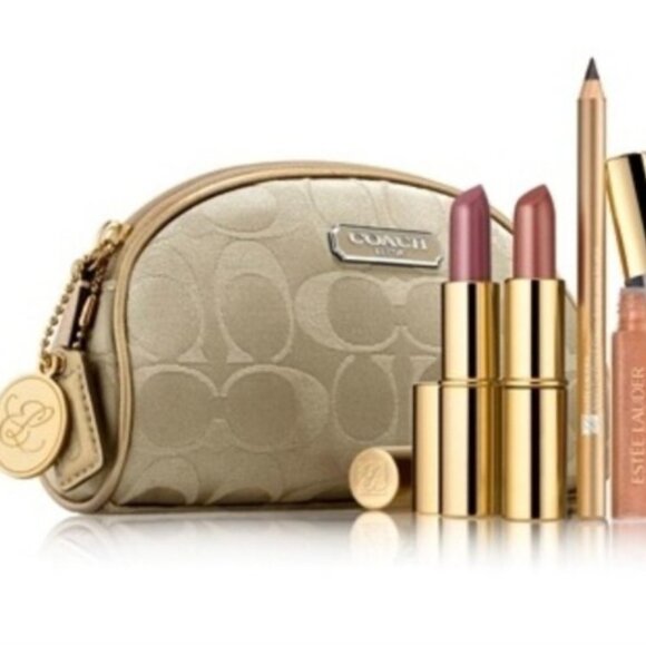 Coach x Estée Lauder Limited Edition Cosmetic Case Holiday 2010 NWOT - Picture 1 of 5